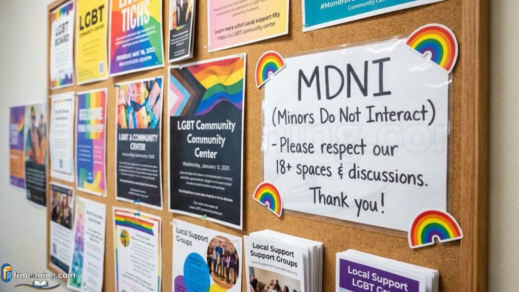 MDNI Meaning LGBT Spaces