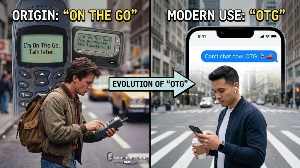 Origin & Background of OTG in Texting Culture