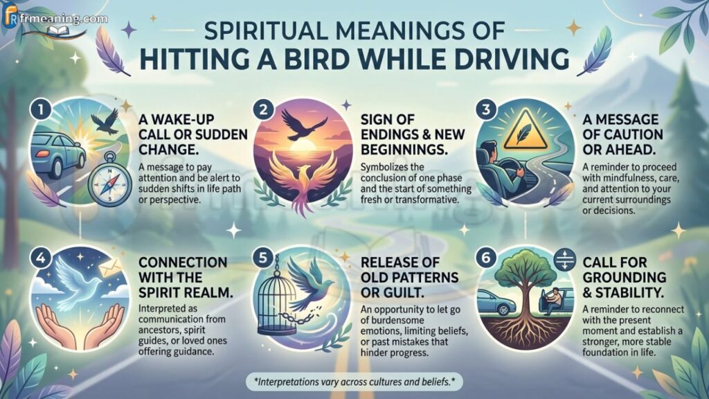 Spiritual Meanings Of Hitting A Bird While Driving