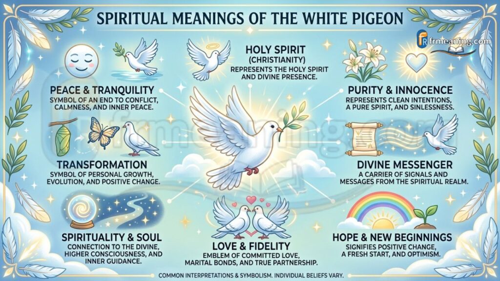 Spiritual Meanings of White Pigeon